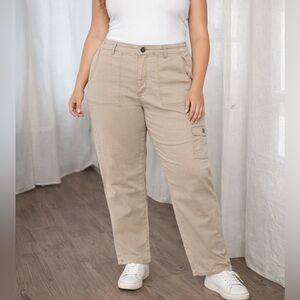 J. Jill Women's Beige Straight Leg Pants
